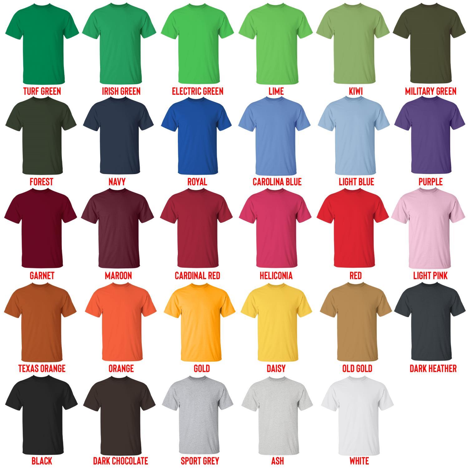 t shirt color chart - Ao Haru Ride Store