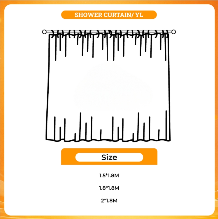 3D shower curtain - Ao Haru Ride Store