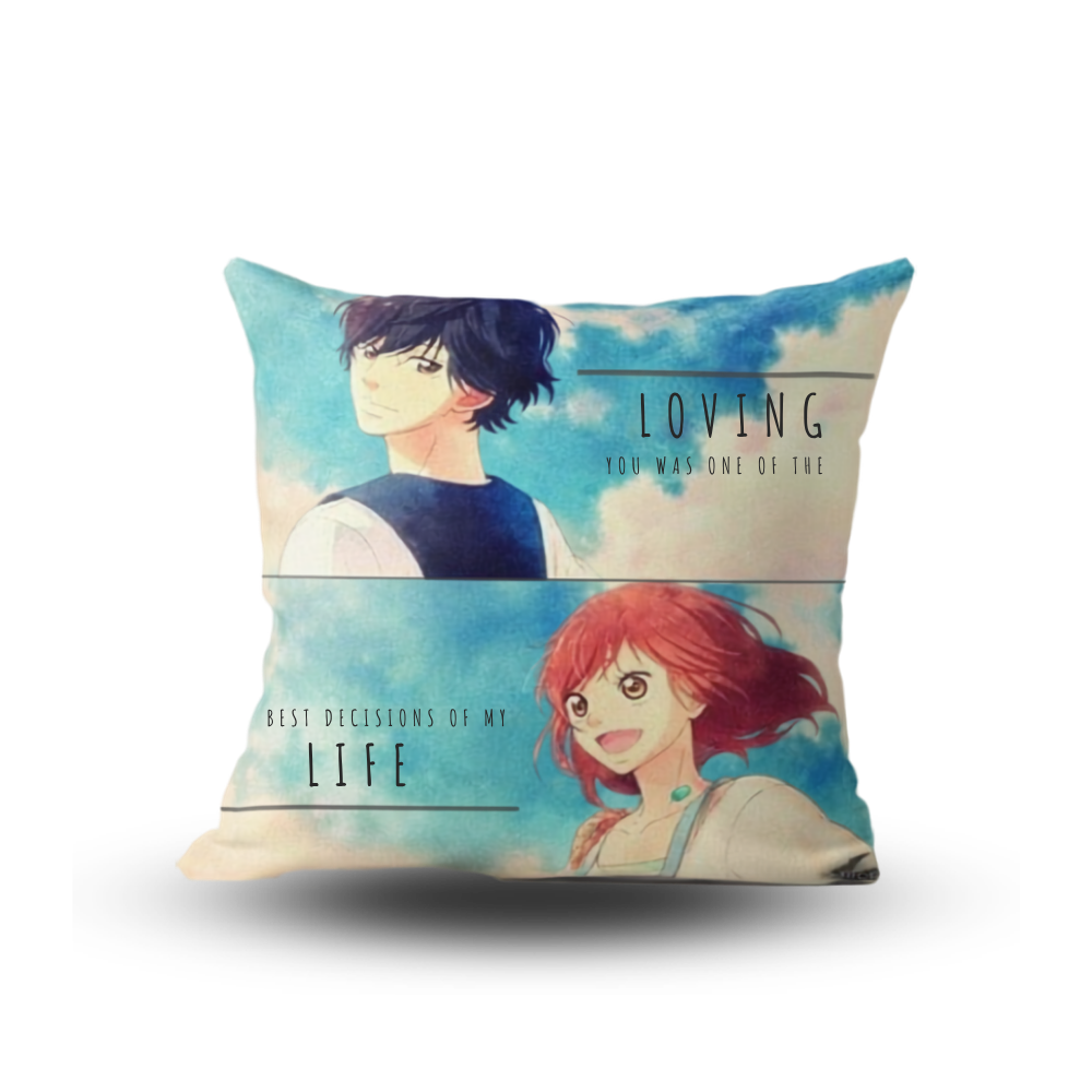 Ao Haru Ride Throw Pillows - Ao Haru Ride Store