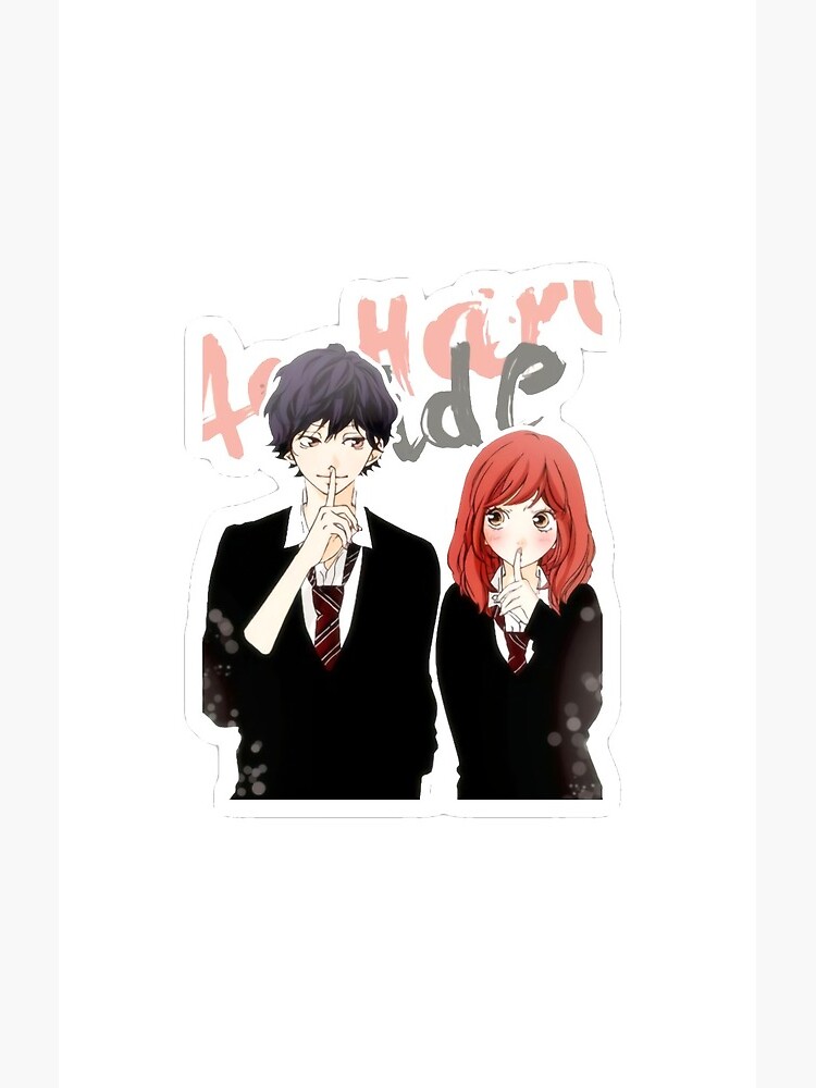 Blue Spring Ride Futaba Yoshioka And Mabuchi Kou Shower Curtain - Image 2