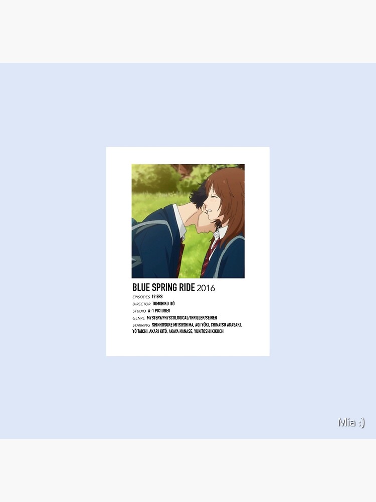 Blue Spring Ride Alternative Poster Tapestry - Image 2