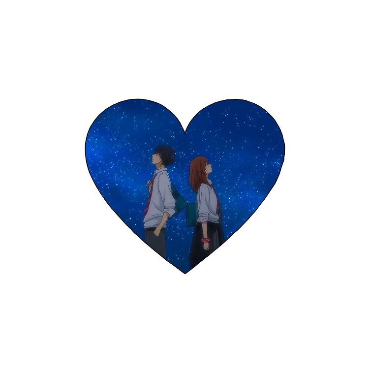 Ao Haru Ride Kou And Futaba Heart Tote Bag - Image 2