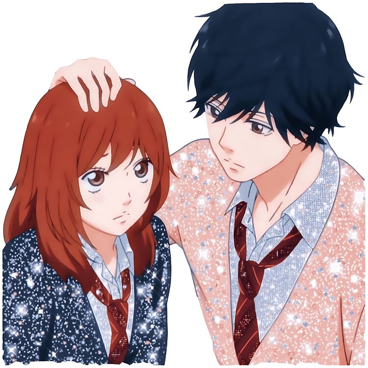 Anime Ao Haru Ride Futaba And Kou Tote Bag - Image 2