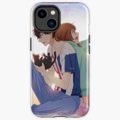Ao Haru Ride Blue Spring Ride With Cat Iphone Case