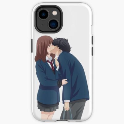 Ao Haru Ride Futaba And Kou Kiss Iphone Case