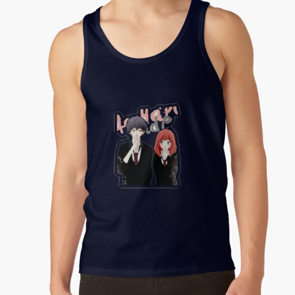 Anime Ao Haru Ride Blue Spring Ride Futaba And Kou Tank Top - Image 5