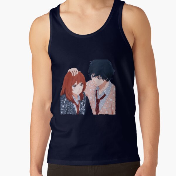 Ao Haru Ride Futaba Yoshioka And Mabuchi Kou Tank Top - Image 5