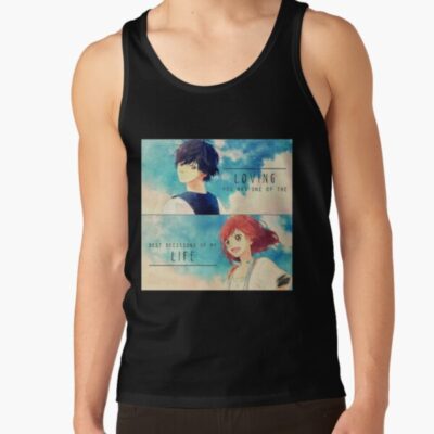 Ao Haru Ride Blue Spring Ride Couple Tank Top