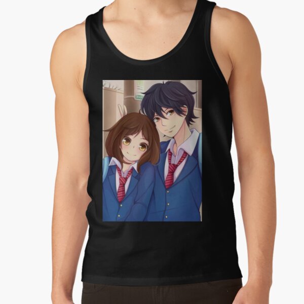 Best Selling Ao Haru Ride Blue Spring Ride Couple Tank Top - Image 2