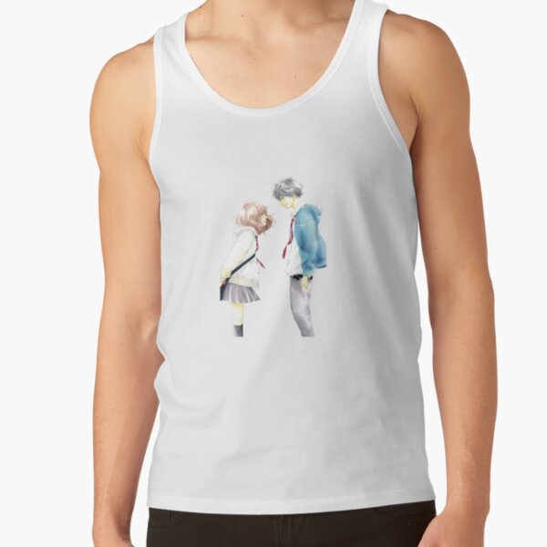 Ao Haru Ride Blue Spring Ride Futaba And Kou Tank Top - Image 2