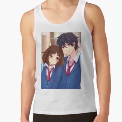 Best Selling Ao Haru Ride Blue Spring Ride Couple Tank Top