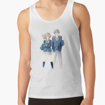 Ao Haru Ride Kou Mabuchi And Futuba Yoshioka Tank Top
