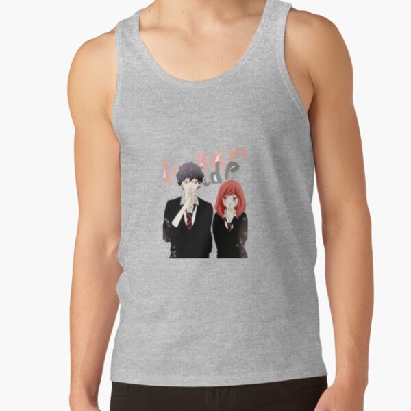 Anime Ao Haru Ride Blue Spring Ride Futaba And Kou Tank Top - Image 3
