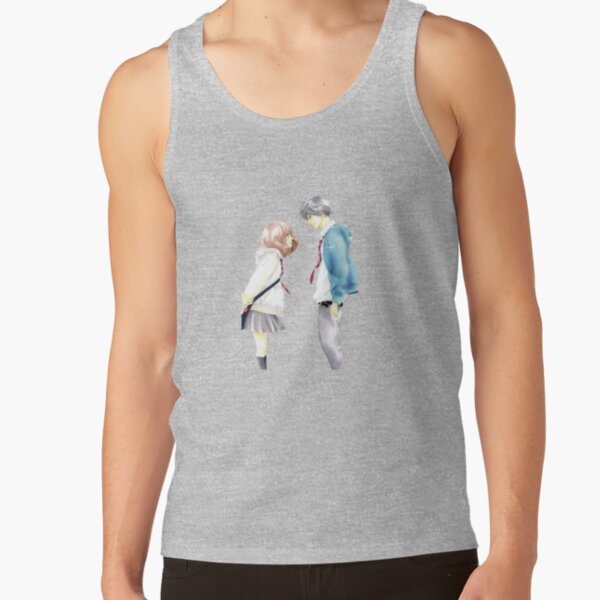 Ao Haru Ride Blue Spring Ride Futaba And Kou Tank Top - Image 3