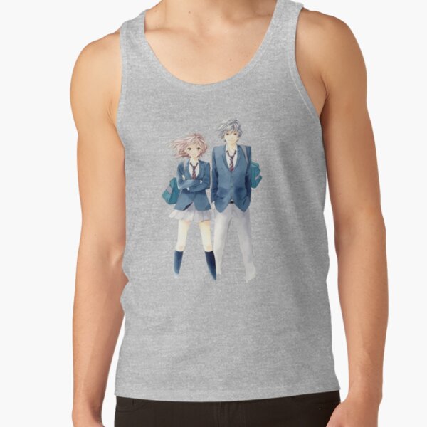 Ao Haru Ride Kou Mabuchi And Futuba Yoshioka Tank Top - Image 3