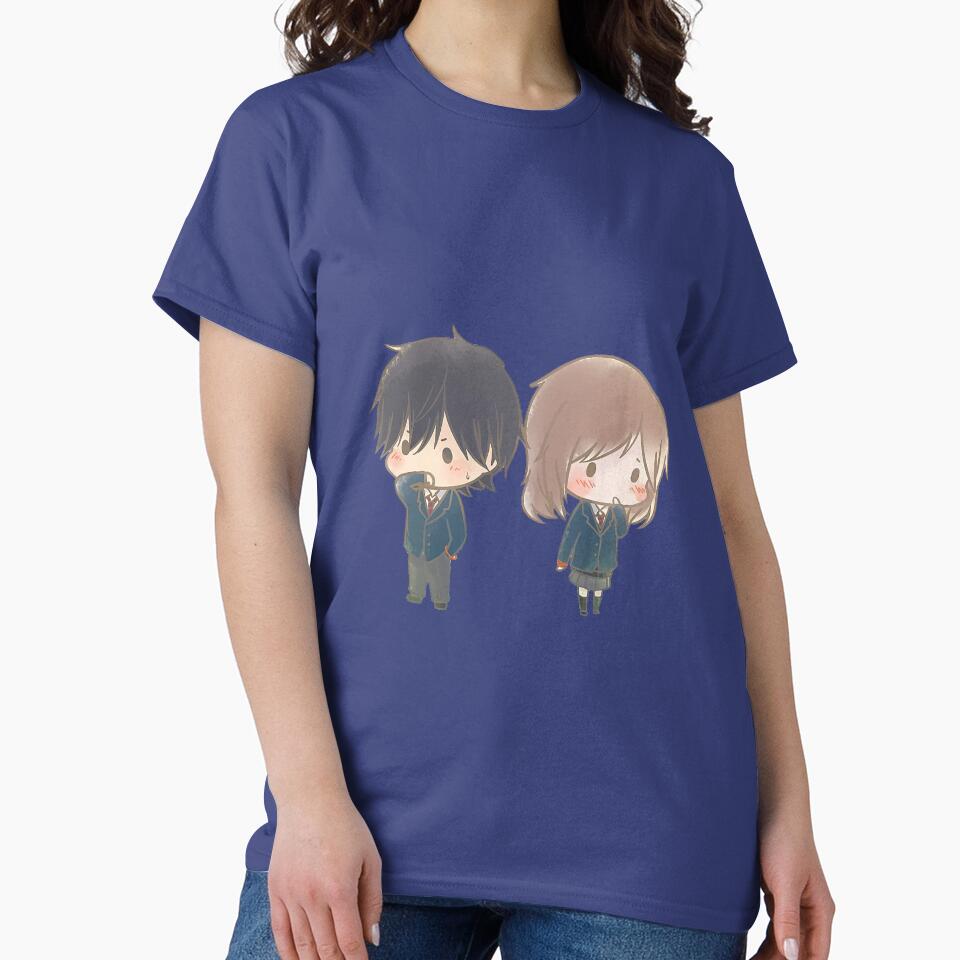 Ao Haru Ride Blue Spring Ride Chibi Romantic T-shirt - Image 4