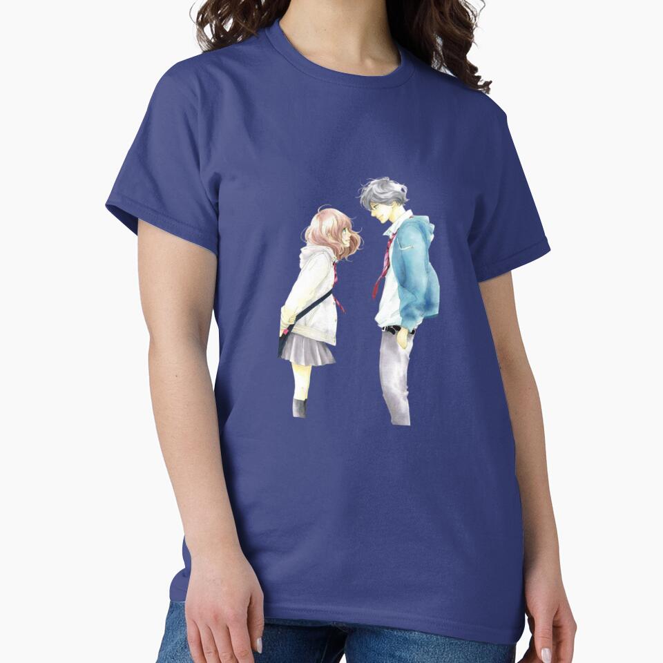 Ao Haru Ride Blue Spring Ride Futaba And Kou T-shirt - Image 4