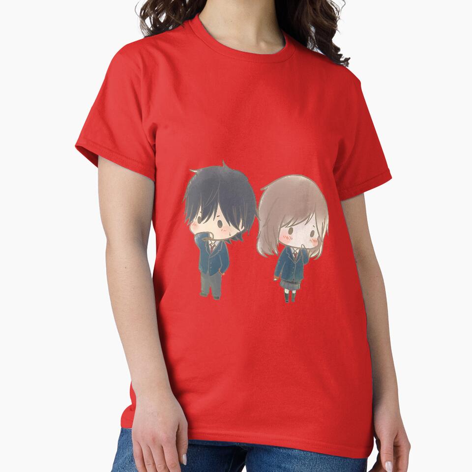Ao Haru Ride Blue Spring Ride Chibi Romantic T-shirt - Image 5