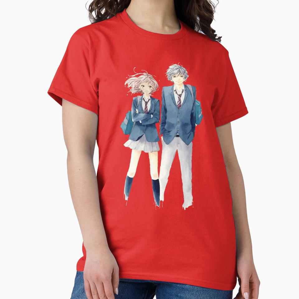 Ao Haru Ride Kou Mabuchi And Futuba Yoshioka T-shirt - Image 5