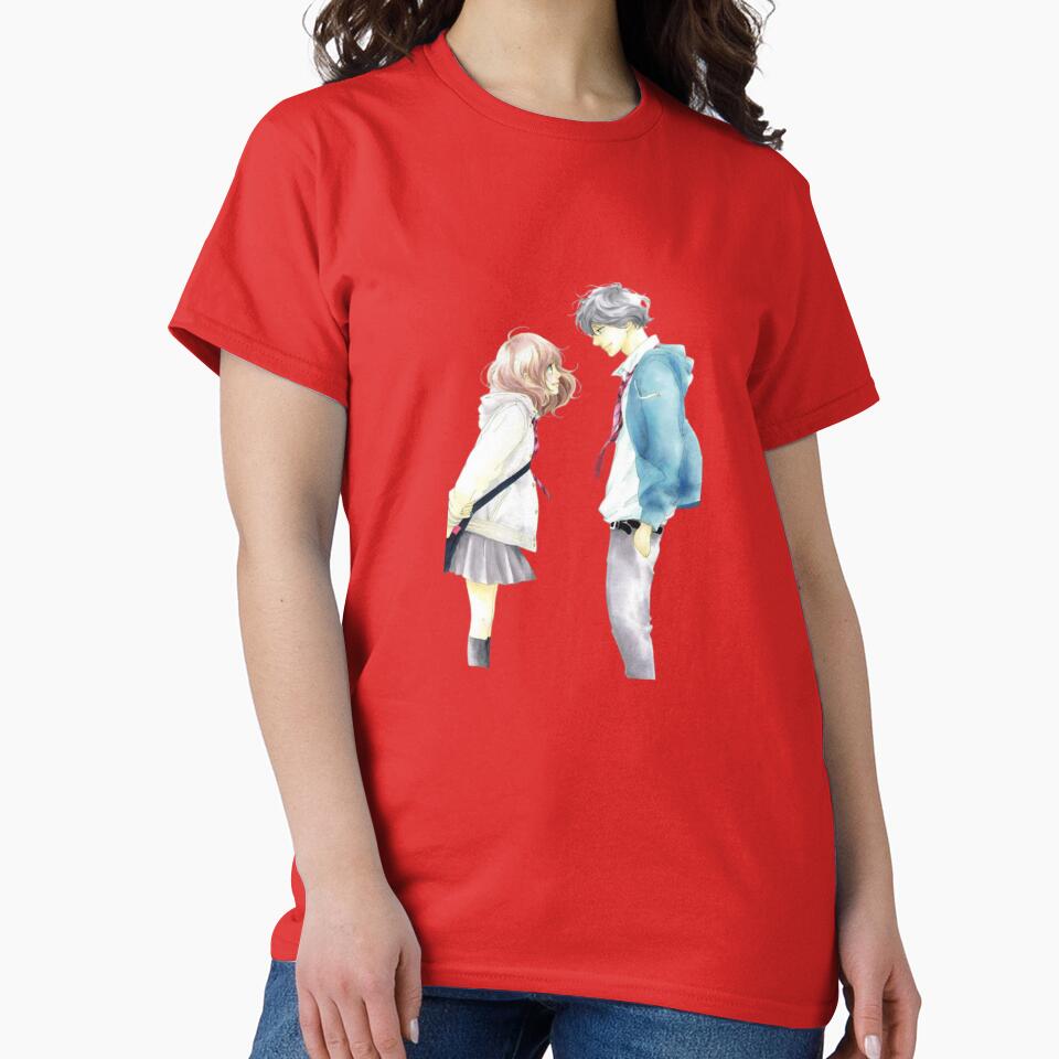 Ao Haru Ride Blue Spring Ride Futaba And Kou T-shirt - Image 5