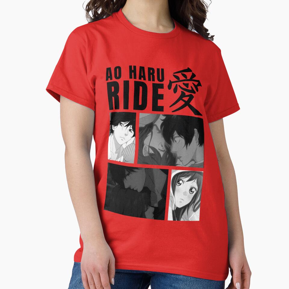 Ao Haru Rida Mabuchi Kou And Futaba Yoshioka T-shirt - Image 5