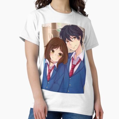 Best Selling Ao Haru Ride Blue Spring Ride Couple T-shirt
