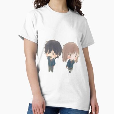 Ao Haru Ride Blue Spring Ride Chibi Romantic T-shirt