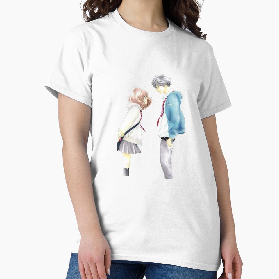 Ao Haru Ride Blue Spring Ride Futaba And Kou T-shirt - Image 2