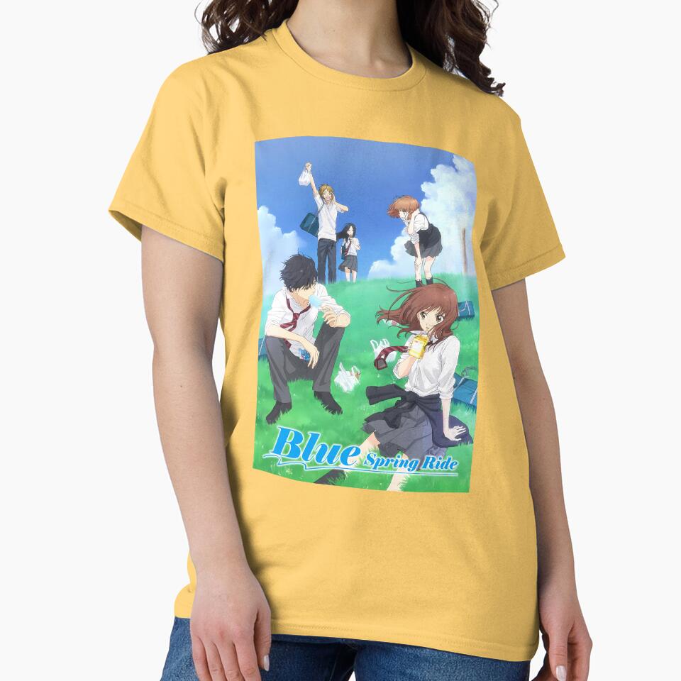 Anime Ao Haru Ride Characters T-shirt - Image 6