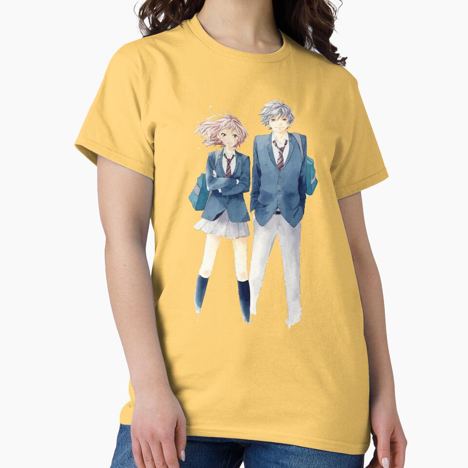 Ao Haru Ride Kou Mabuchi And Futuba Yoshioka T-shirt - Image 6