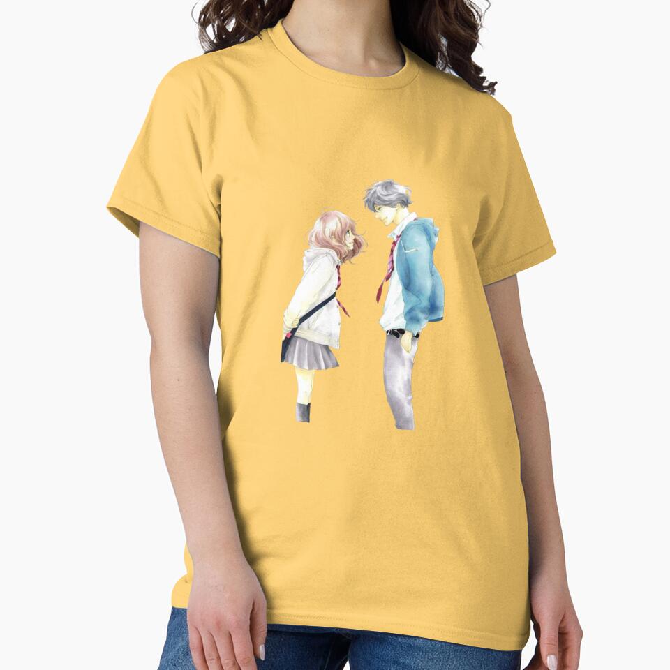 Ao Haru Ride Blue Spring Ride Futaba And Kou T-shirt - Image 6