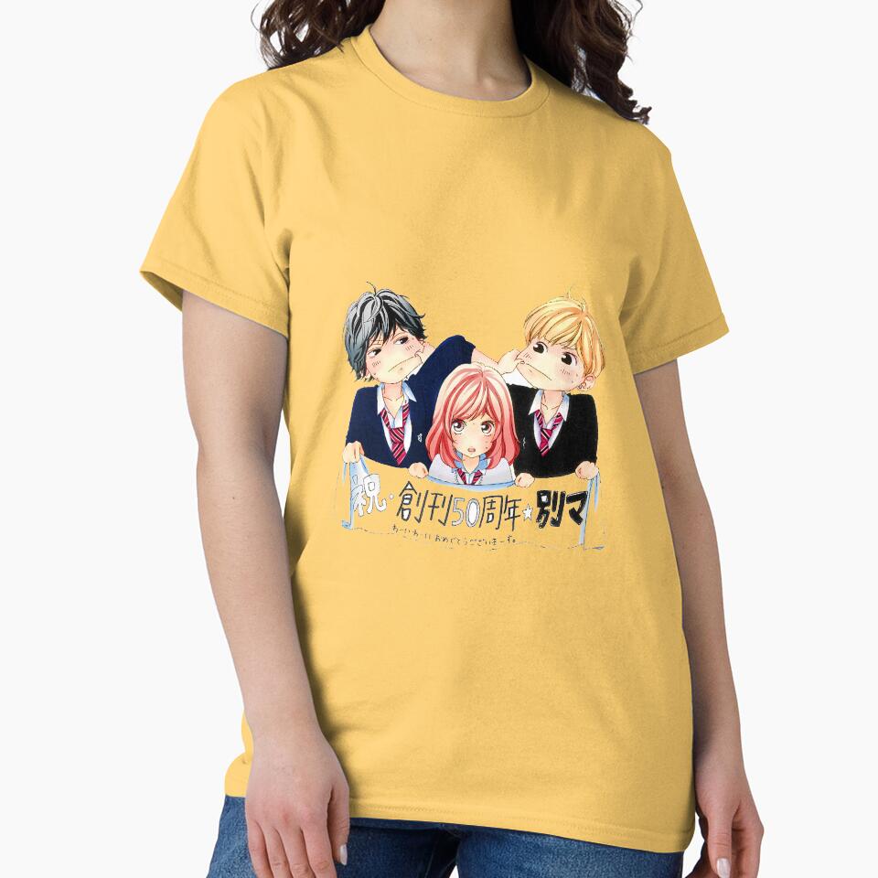Anime Ao Haru Ride Trio So Cute T-shirt - Image 6