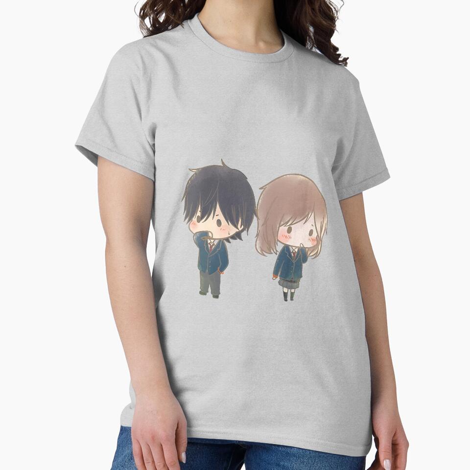 Ao Haru Ride Blue Spring Ride Chibi Romantic T-shirt - Image 3