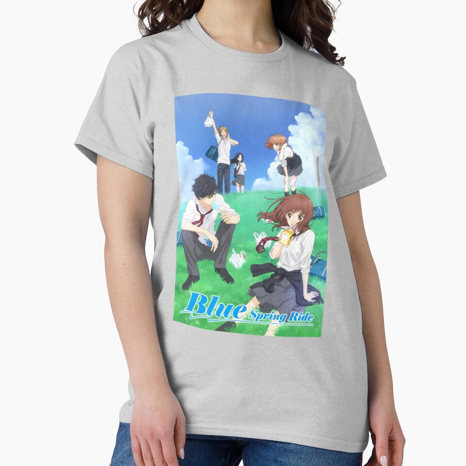 Anime Ao Haru Ride Characters T-shirt - Image 3