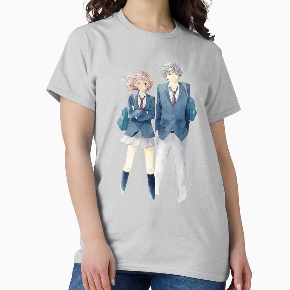 Ao Haru Ride Kou Mabuchi And Futuba Yoshioka T-shirt - Image 3