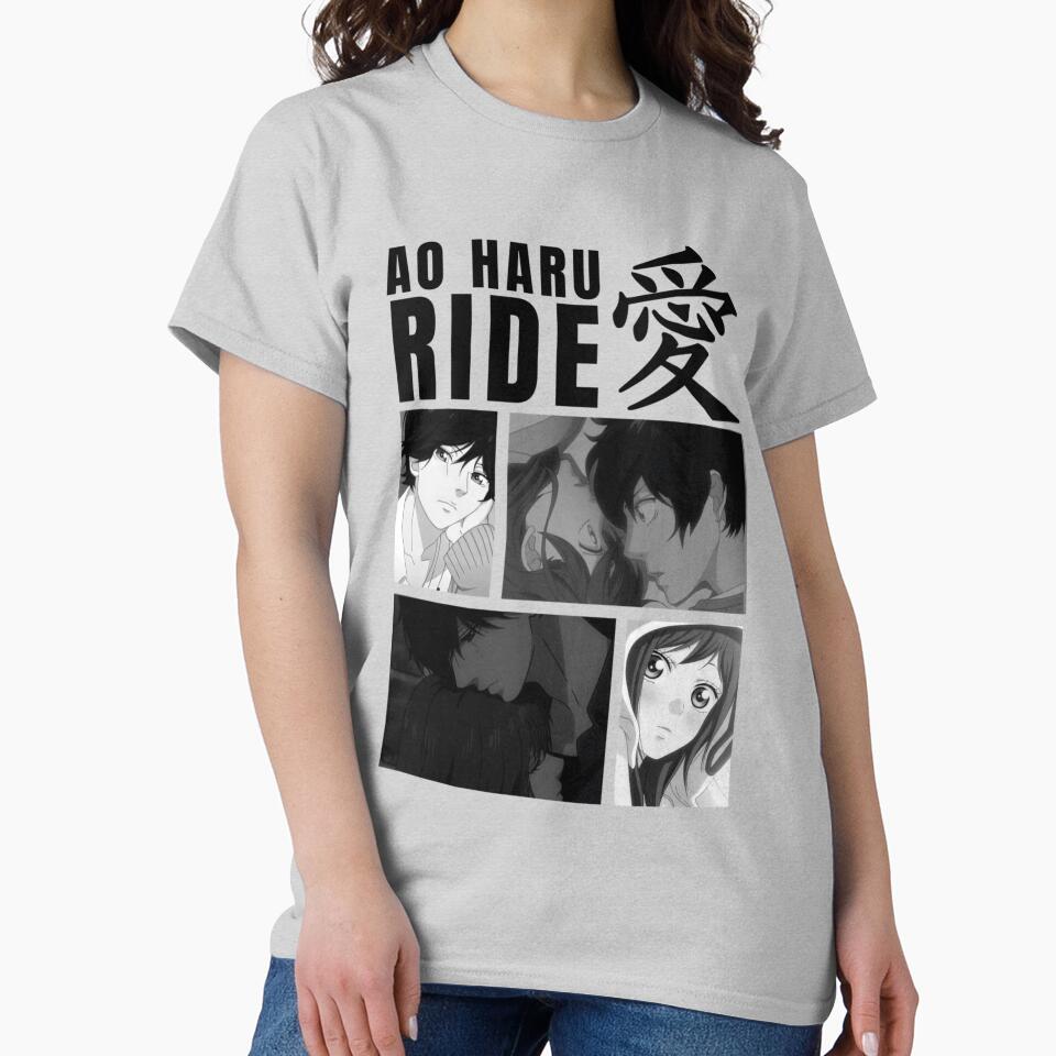Ao Haru Rida Mabuchi Kou And Futaba Yoshioka T-shirt - Image 3