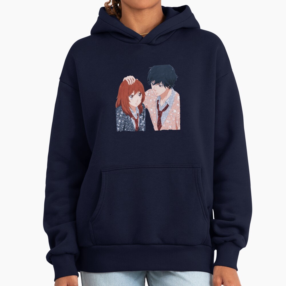 Ao Haru Ride Futaba Yoshioka And Mabuchi Kou Hoodie - Image 5