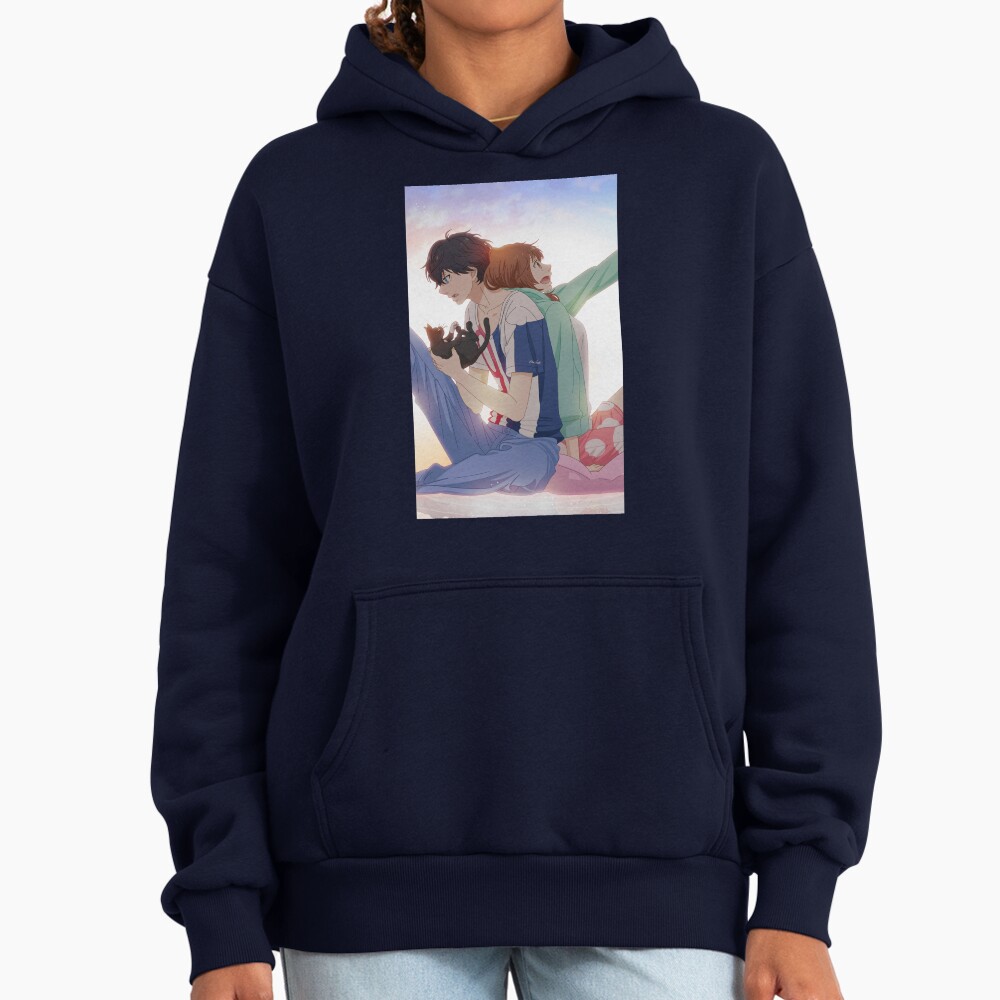 Ao Haru Ride Blue Spring Ride With Cat Hoodie - Image 5