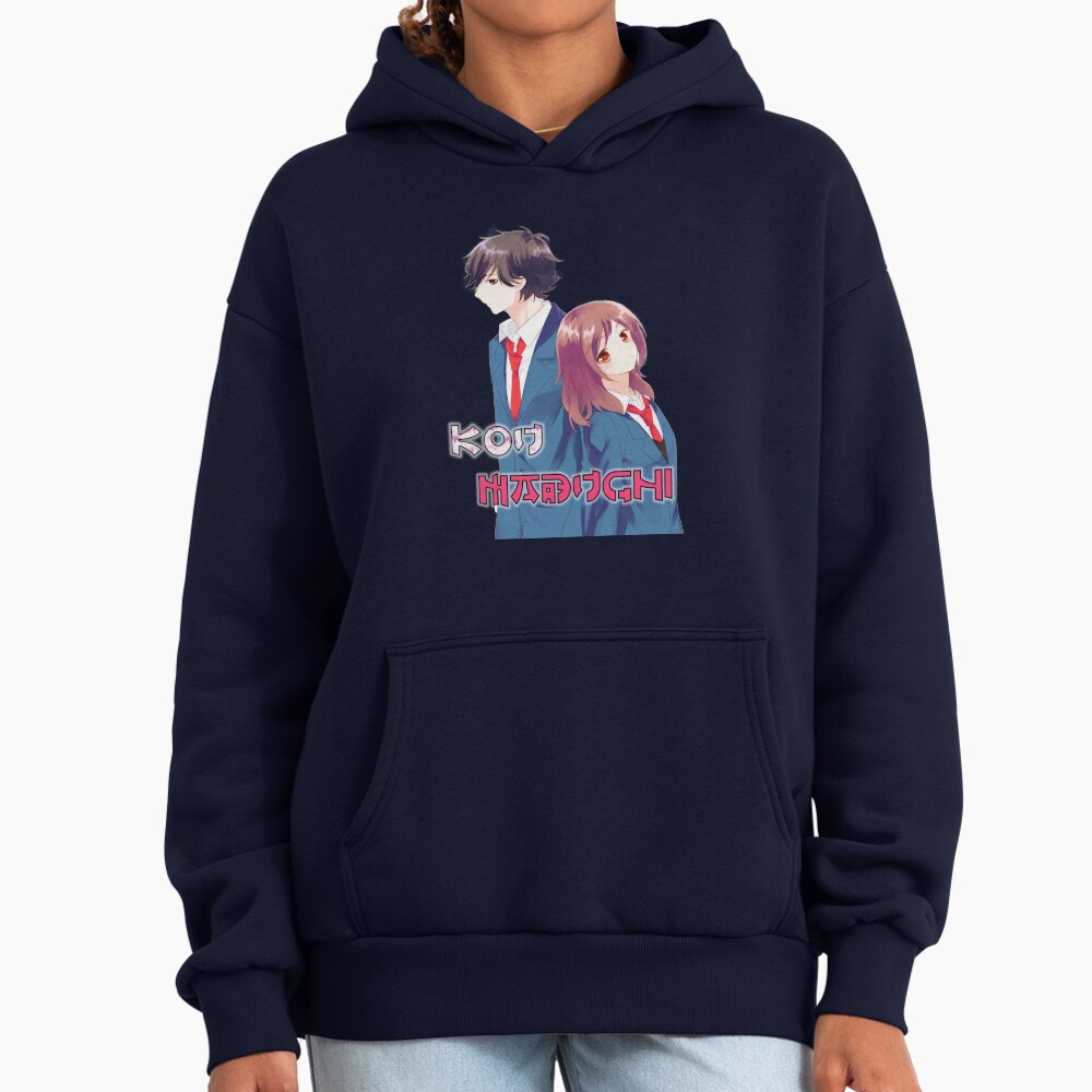 Kou And Futaba Anime Blue Spring Ride Hoodie - Image 5