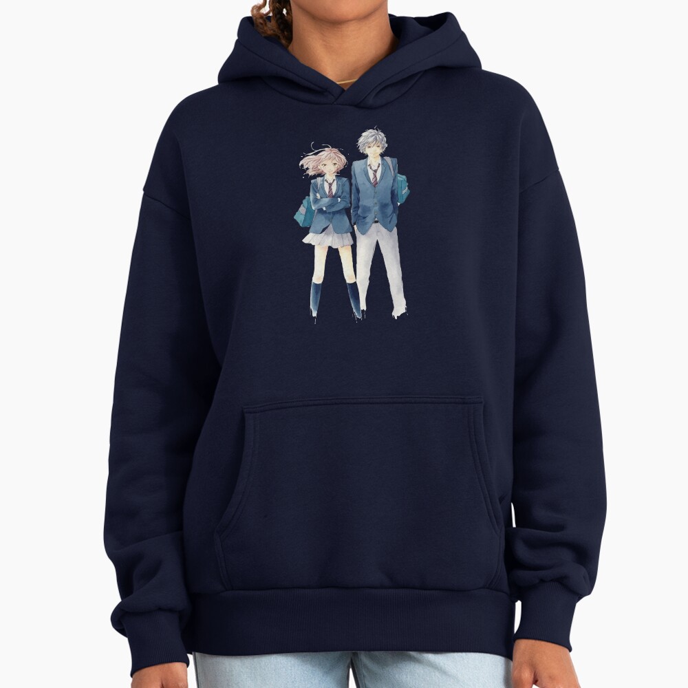 Ao Haru Ride Kou Mabuchi And Futuba Yoshioka Hoodie - Image 5