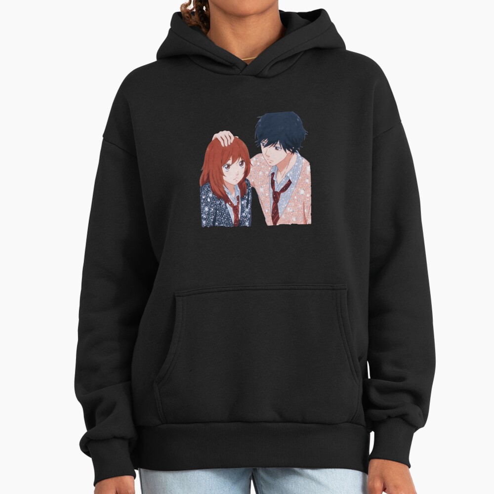 Ao Haru Ride Futaba Yoshioka And Mabuchi Kou Hoodie - Image 2