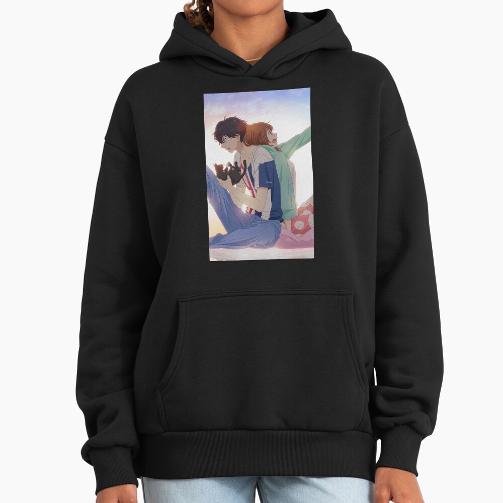 Ao Haru Ride Blue Spring Ride With Cat Hoodie