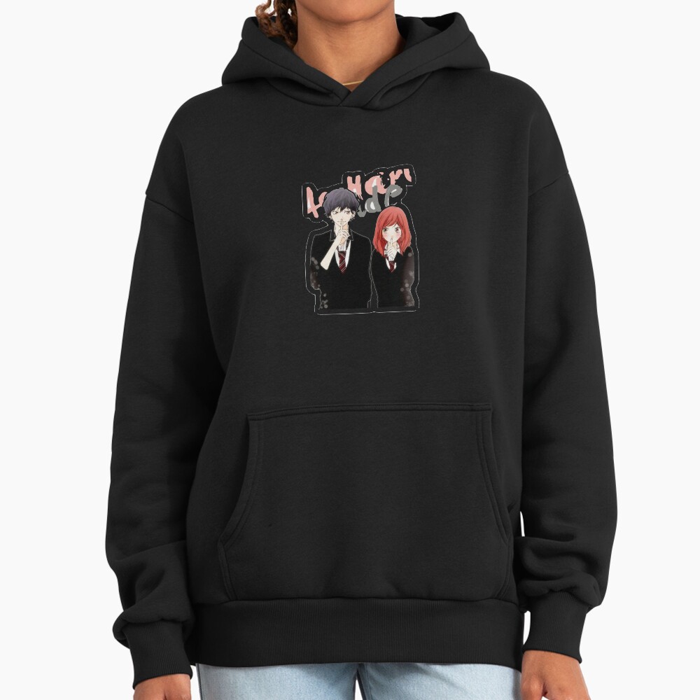 Anime Ao Haru Ride Blue Spring Ride Futaba And Kou Hoodie - Image 2