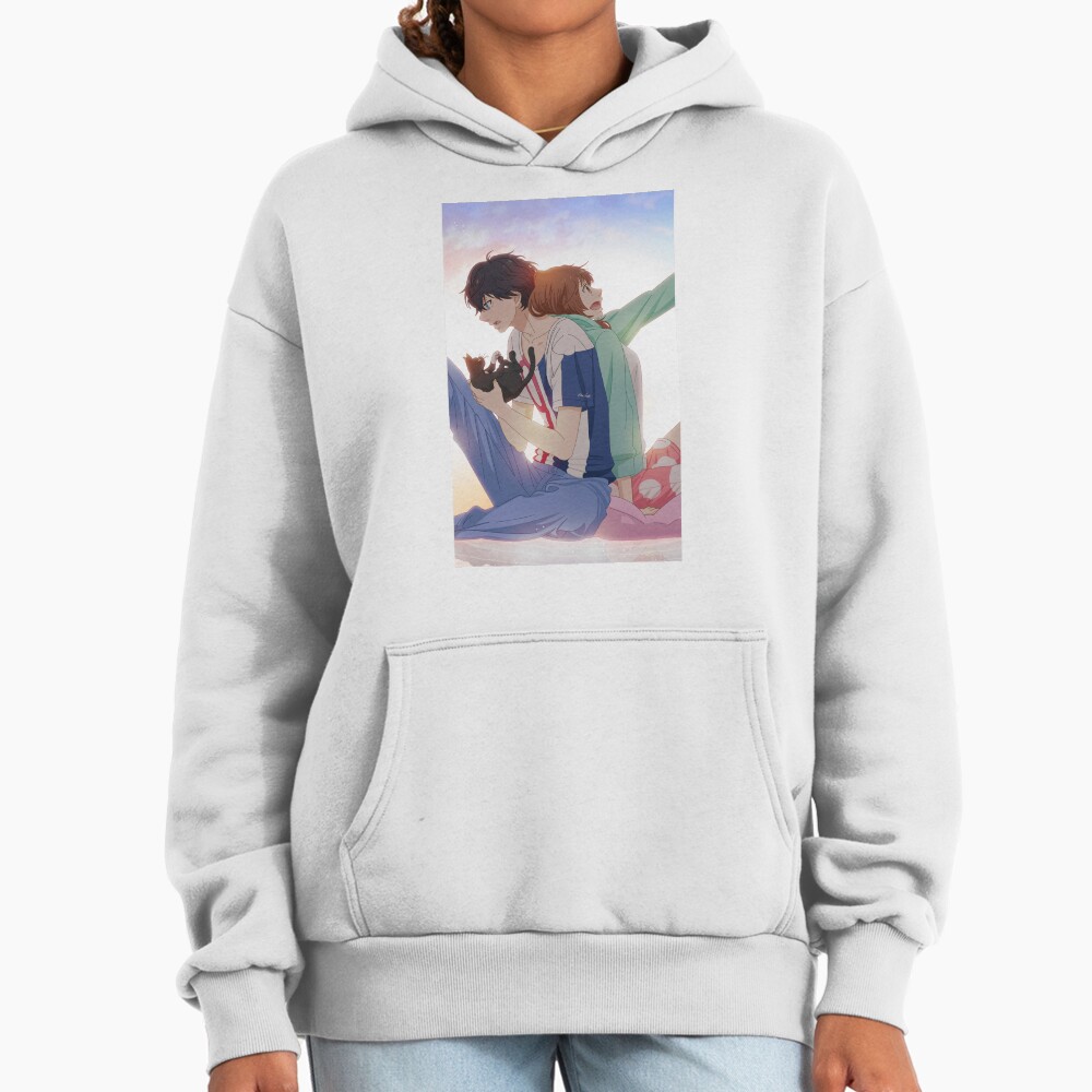 Ao Haru Ride Blue Spring Ride With Cat Hoodie - Image 2