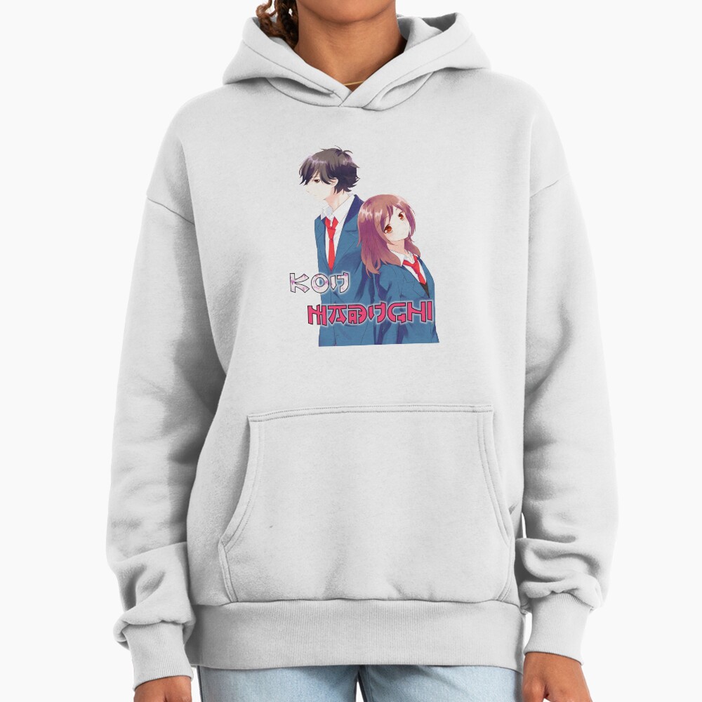 Kou And Futaba Anime Blue Spring Ride Hoodie - Image 2