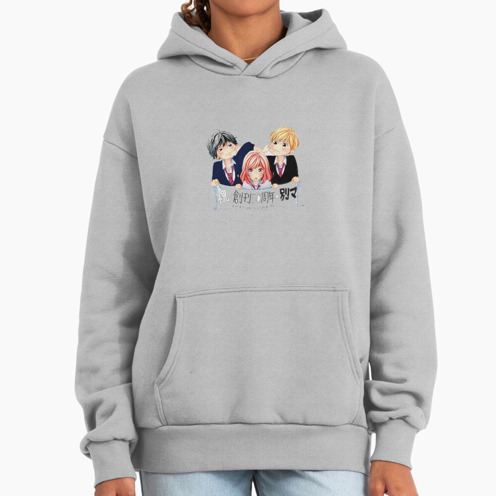 Anime Ao Haru Ride Trio So Cute Hoodie - Image 4