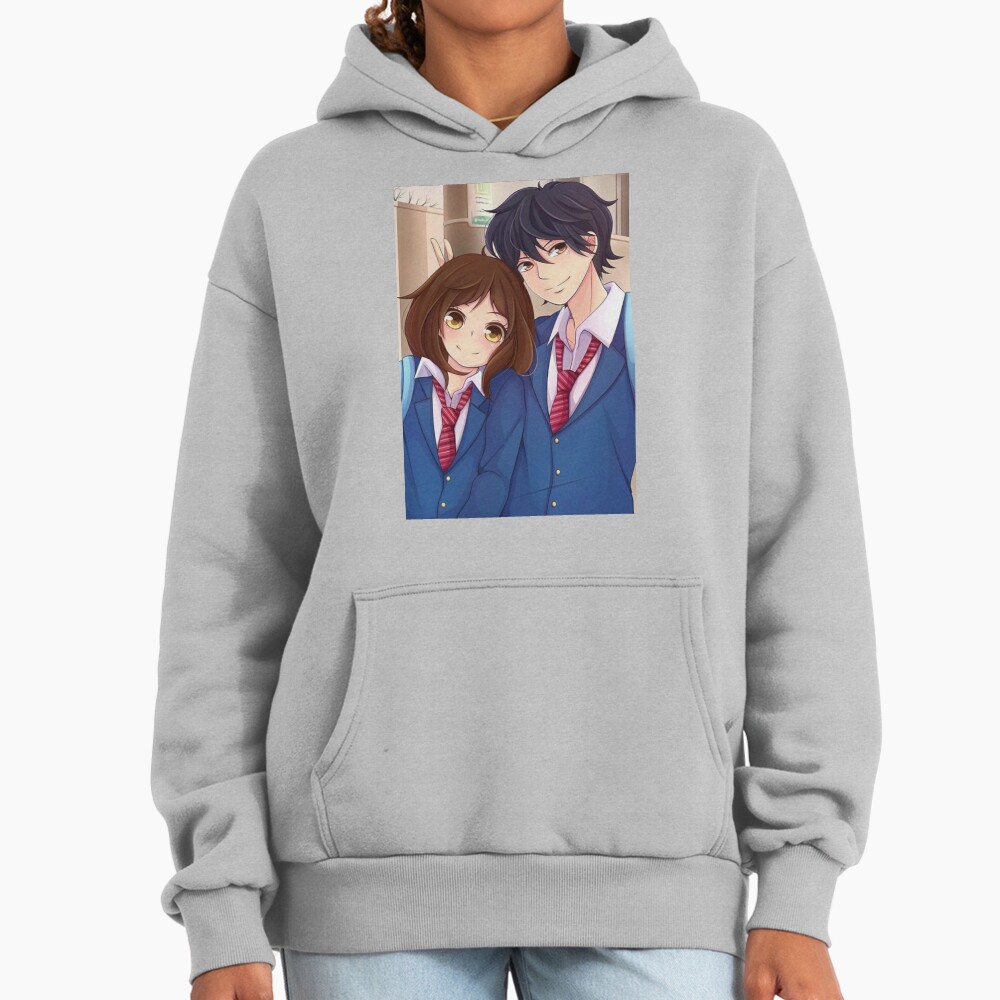 Best Selling Ao Haru Ride Blue Spring Ride Couple Hoodie - Image 4