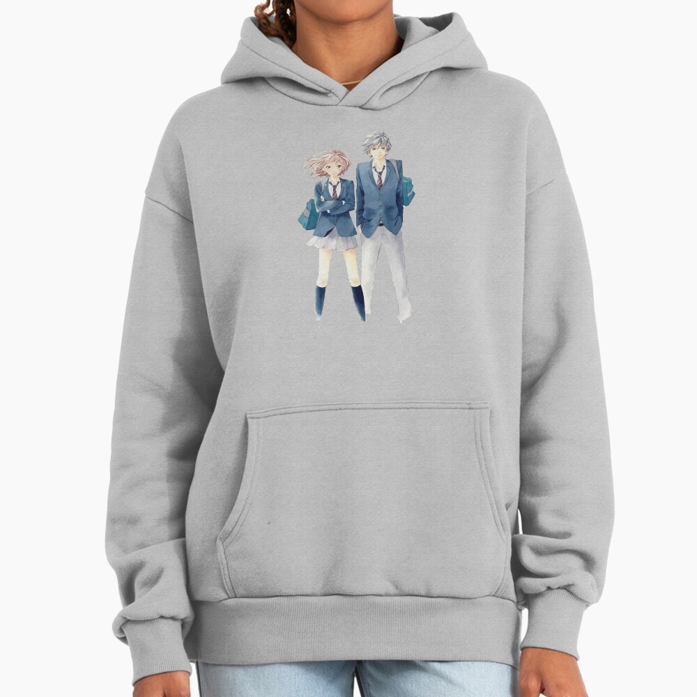 Ao Haru Ride Kou Mabuchi And Futuba Yoshioka Hoodie - Image 4