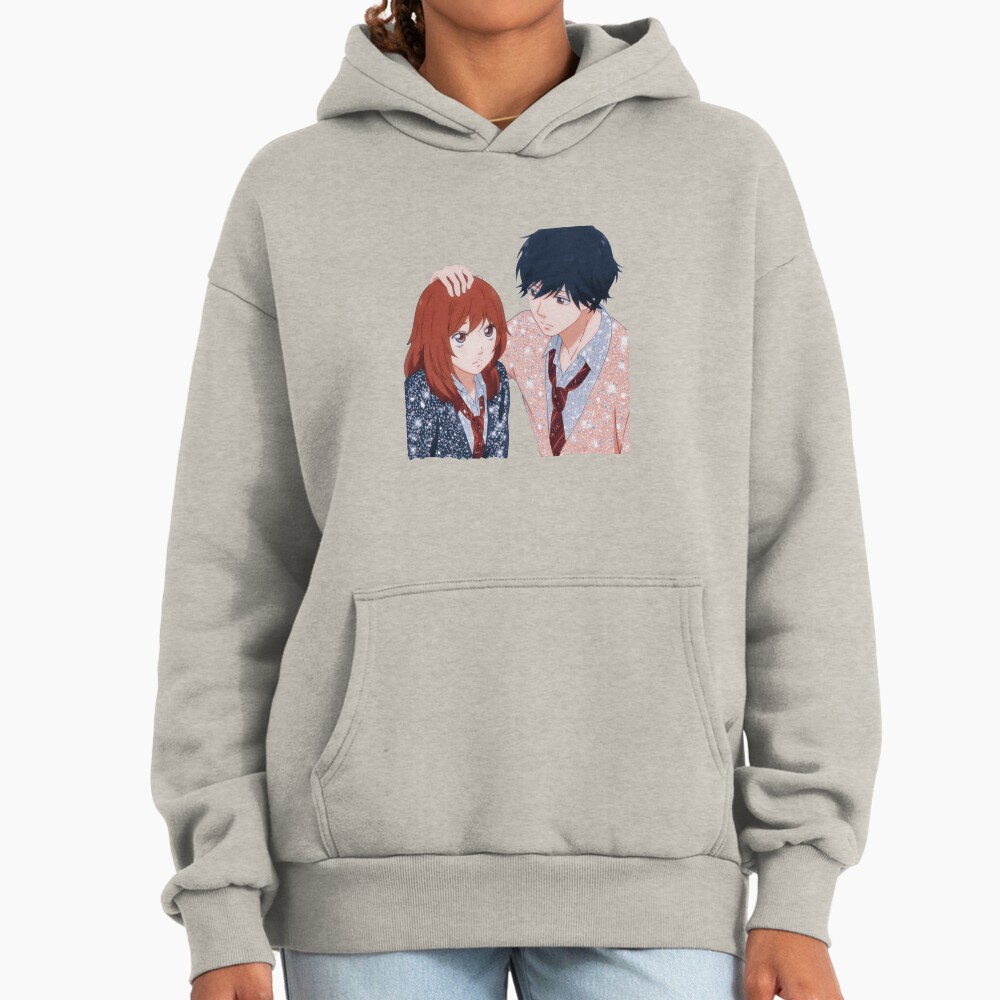 Ao Haru Ride Futaba Yoshioka And Mabuchi Kou Hoodie - Image 3