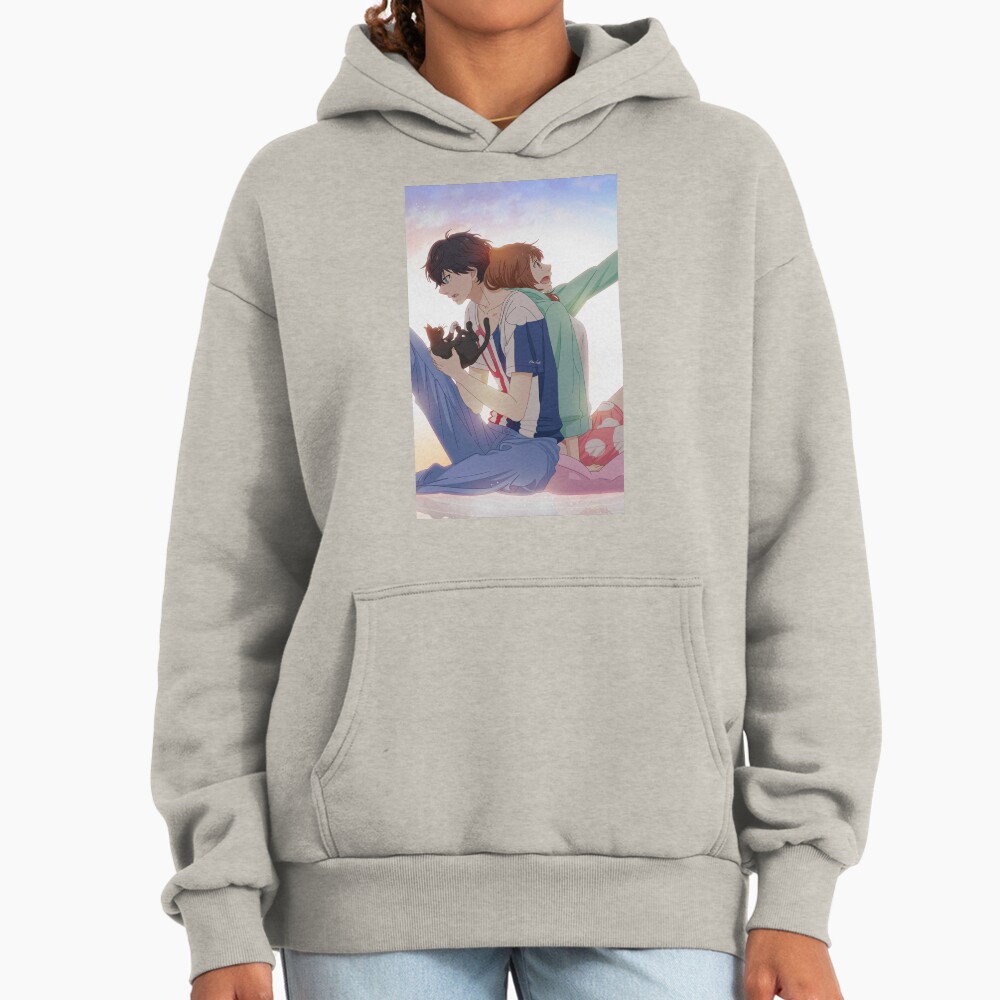 Ao Haru Ride Blue Spring Ride With Cat Hoodie - Image 3